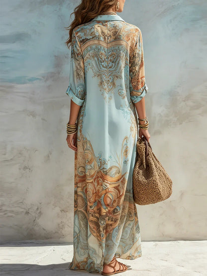 Elegante vestido de verano fluido
