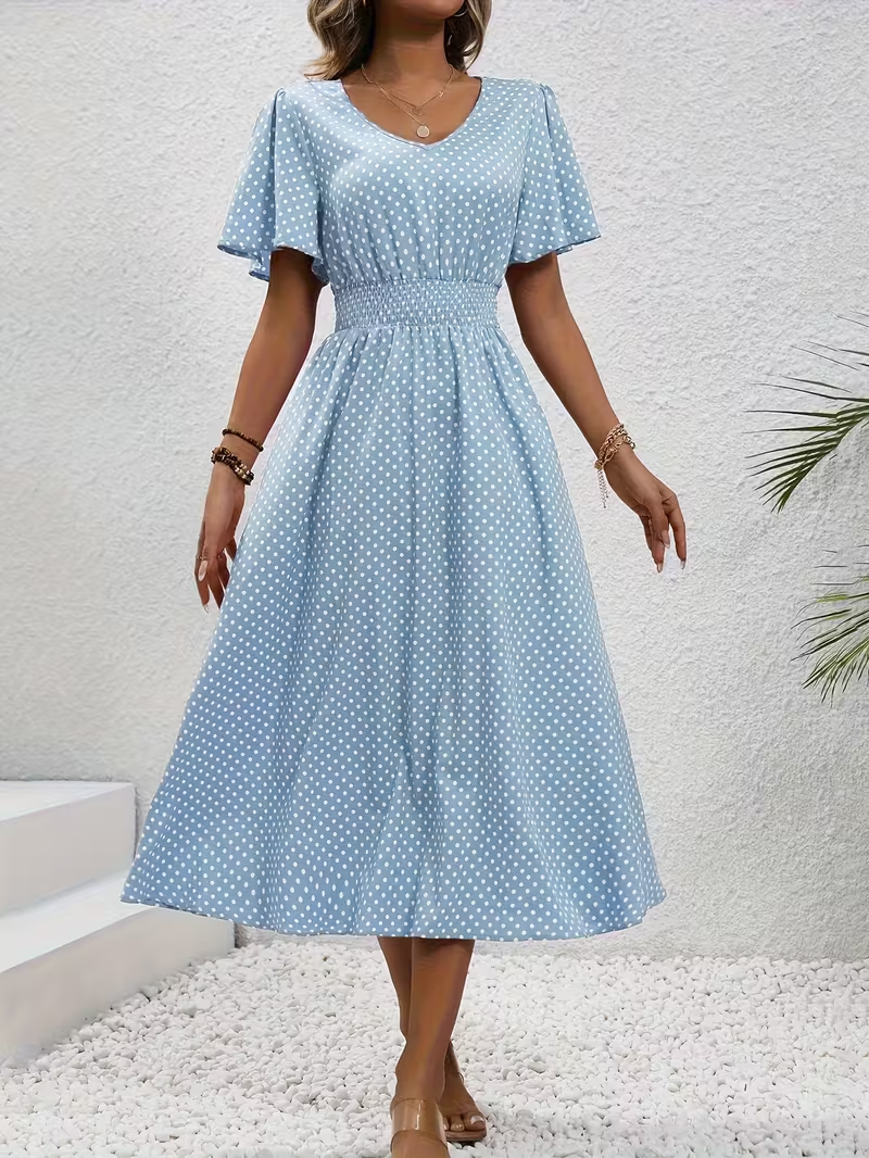Vestido Chic de Lunares Élisa