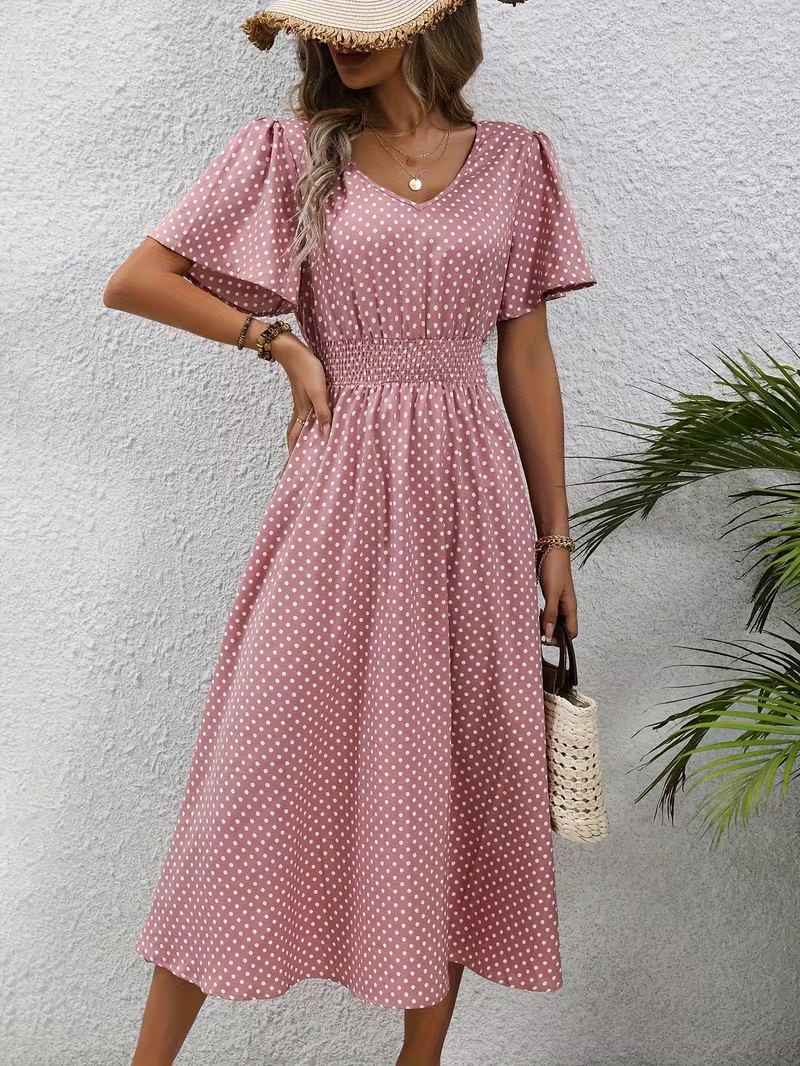 Vestido Chic de Lunares Élisa