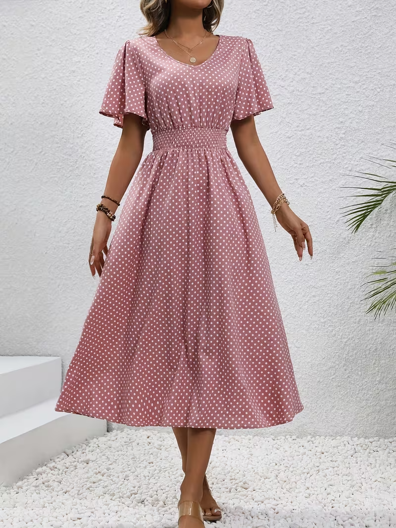 Vestido Chic de Lunares Élisa