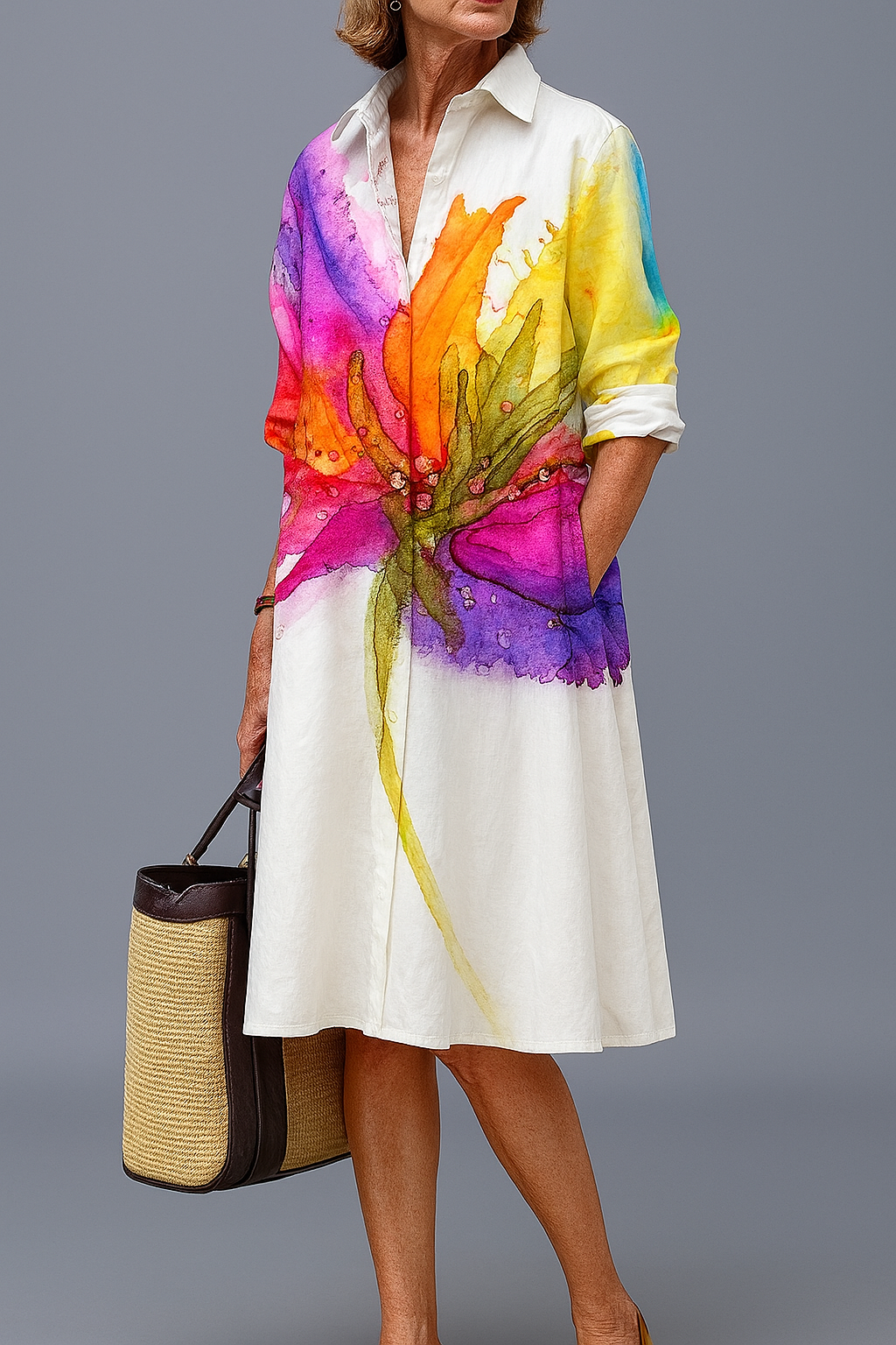 Sofisticado Vestido Midi