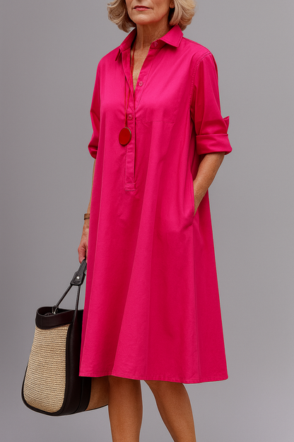 Sofisticado vestido midi