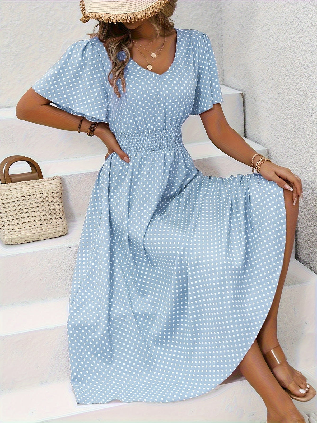 Vestido Chic de Lunares Élisa