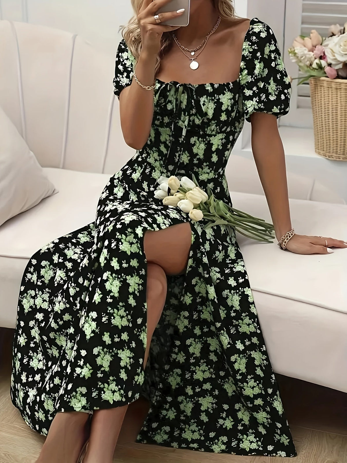 Vestido Floral Elegante Chloé