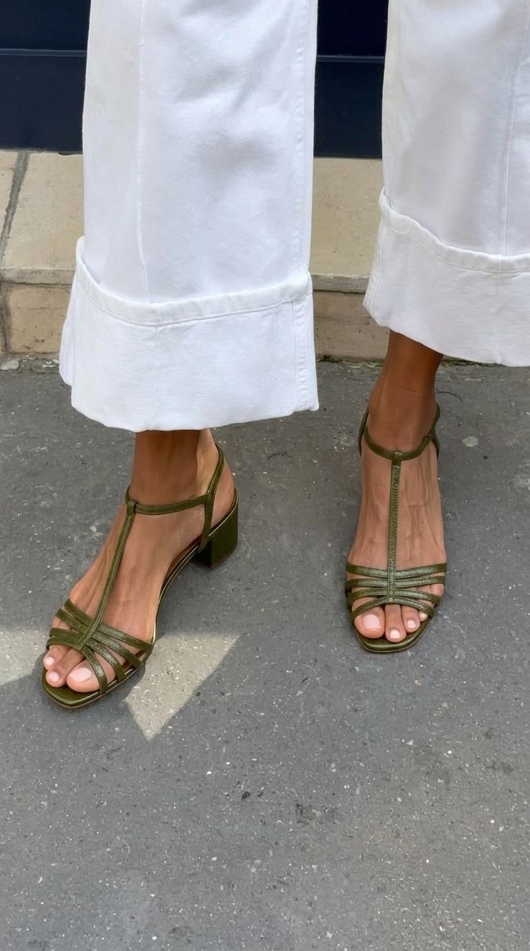 Sandalias Doradas Elegancia Diaria