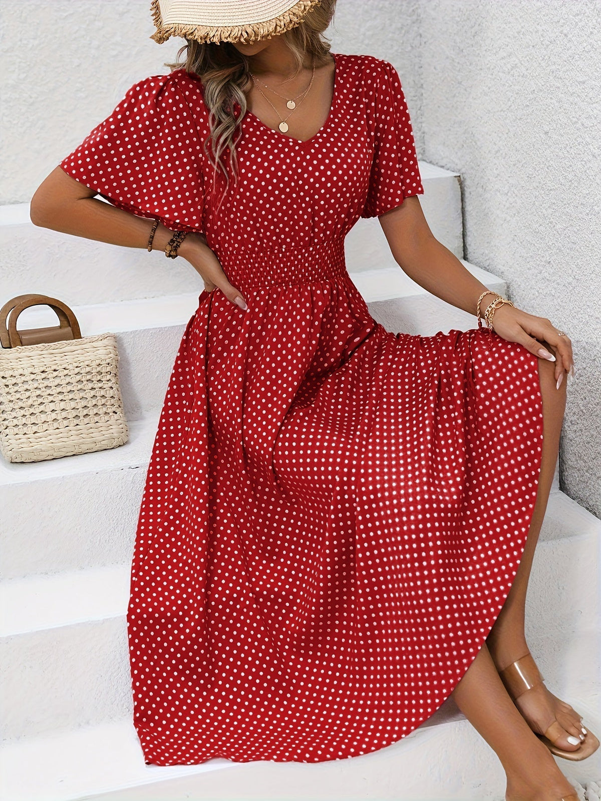 Vestido Chic de Lunares Élisa