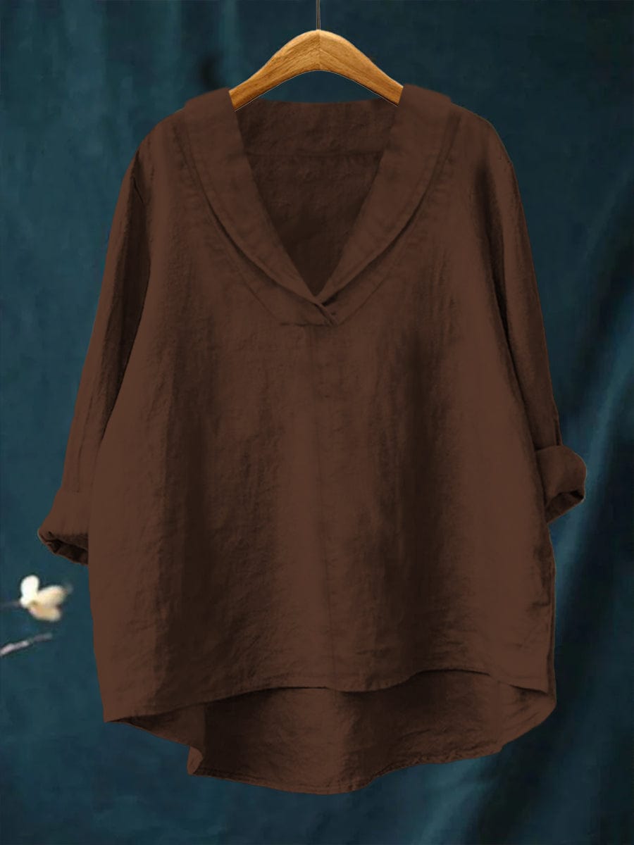 Elegante Camisa de Verano en Lino