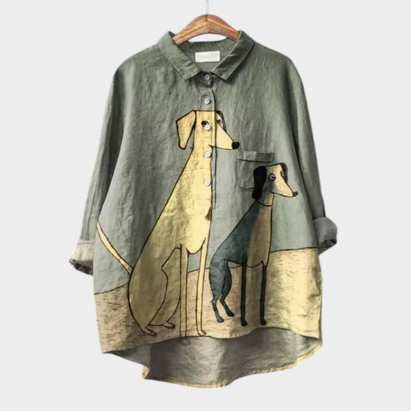 Elegante Blusa de Verano de Linne