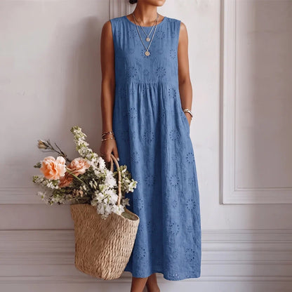 OLIVIA – Vestido midi ligero de día