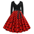 Vestido de lunares rojo