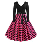 Vestido de lunares rosa