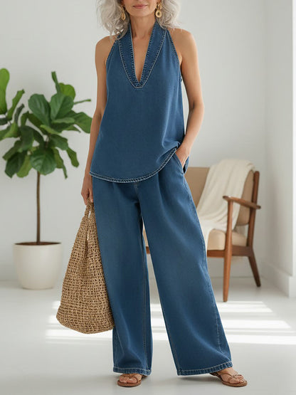 Conjunto Denim Vintage
