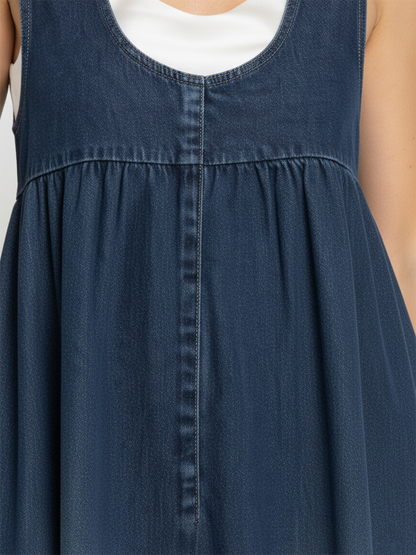Vestido Largo de Denim