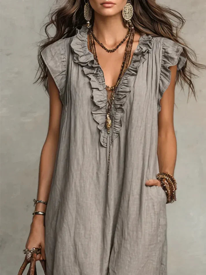 Vestido Largo Bohemio Fluido