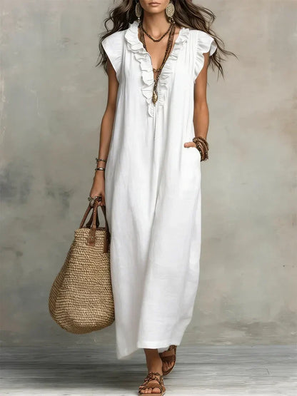 Vestido Largo Bohemio Fluido