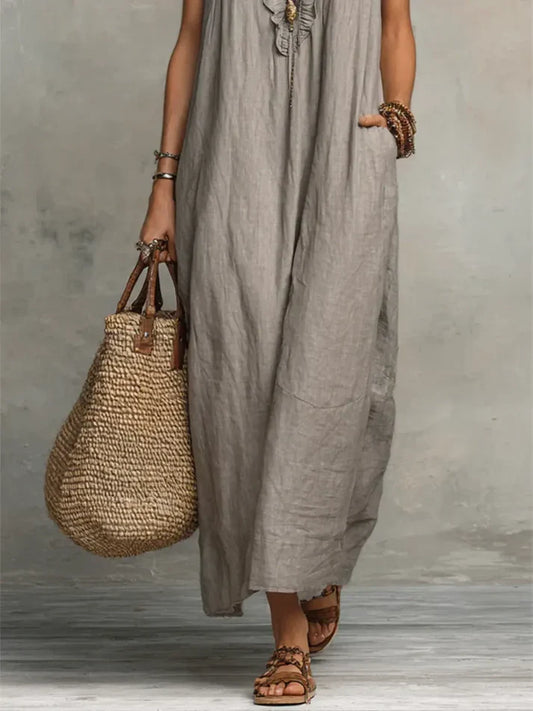 Vestido Largo Bohemio Fluido