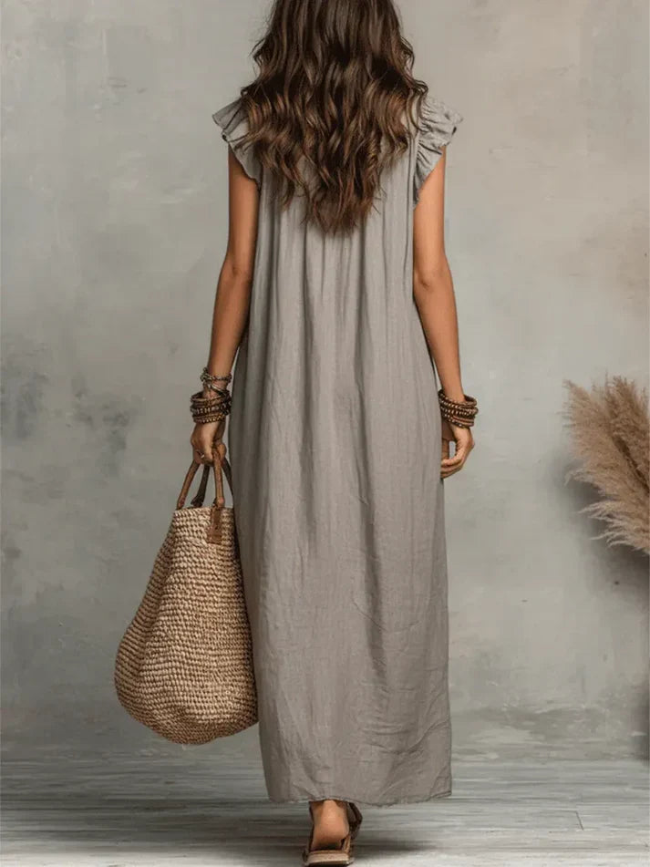 Vestido Largo Bohemio Fluido