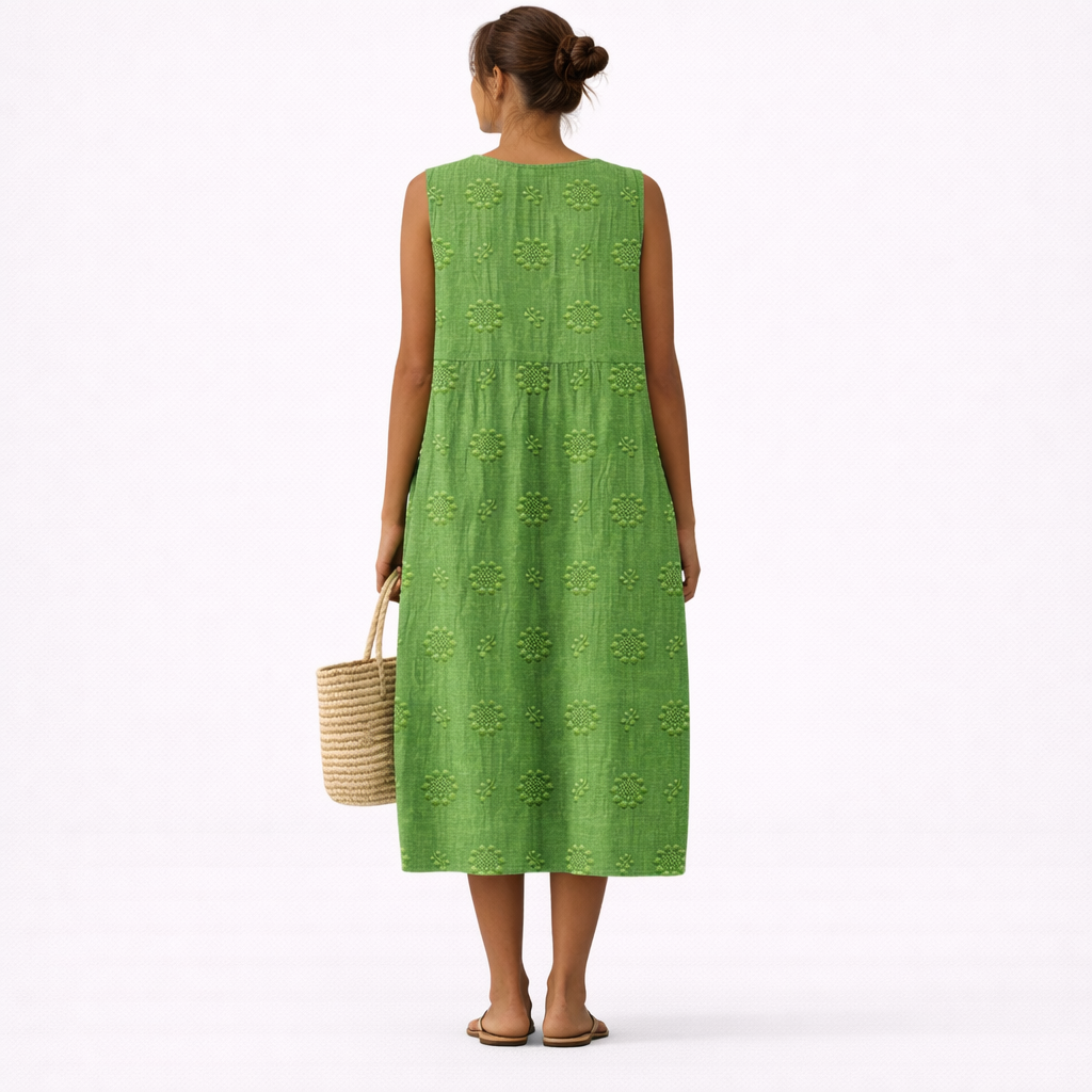 OLIVIA – Vestido midi ligero de día