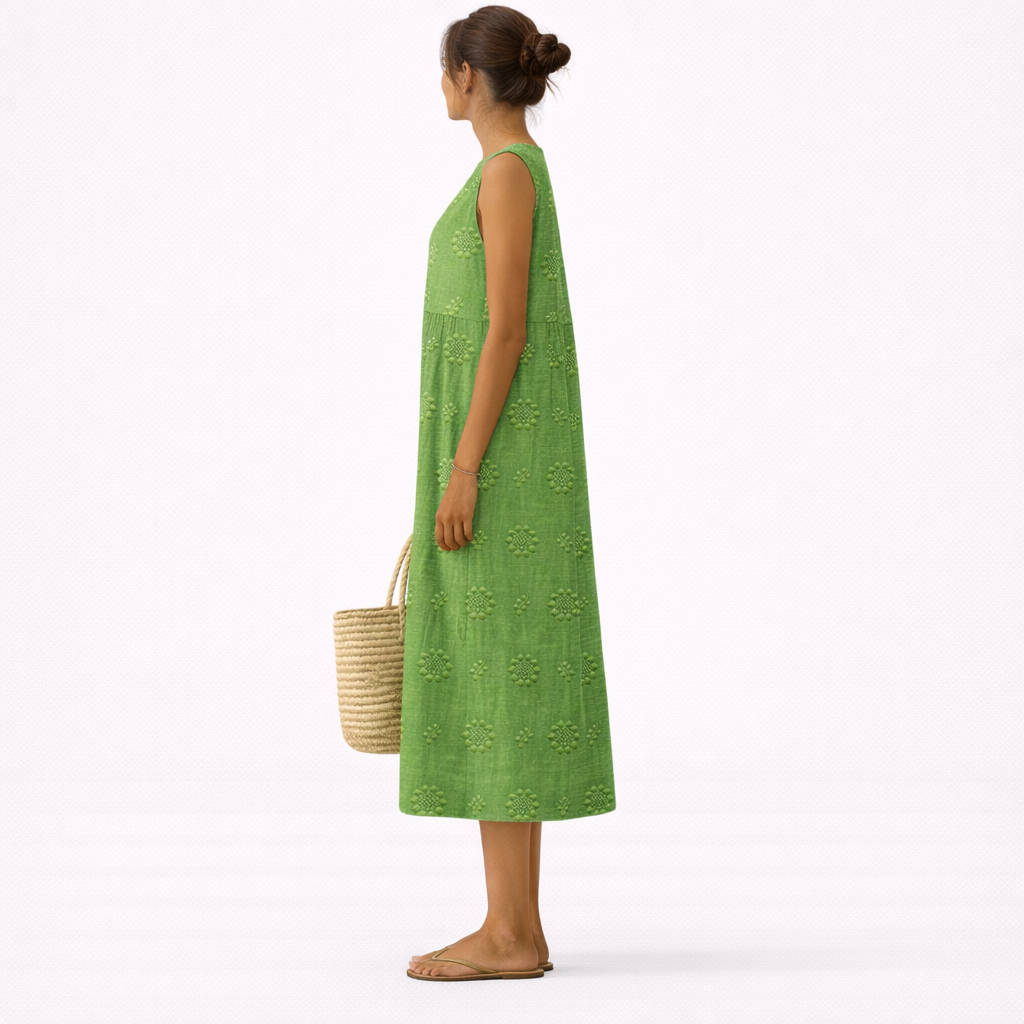 OLIVIA – Vestido midi ligero de día