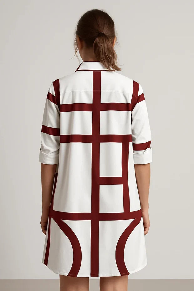 Vestido midi sofisticado