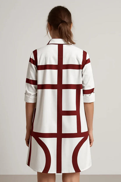 Vestido midi sofisticado