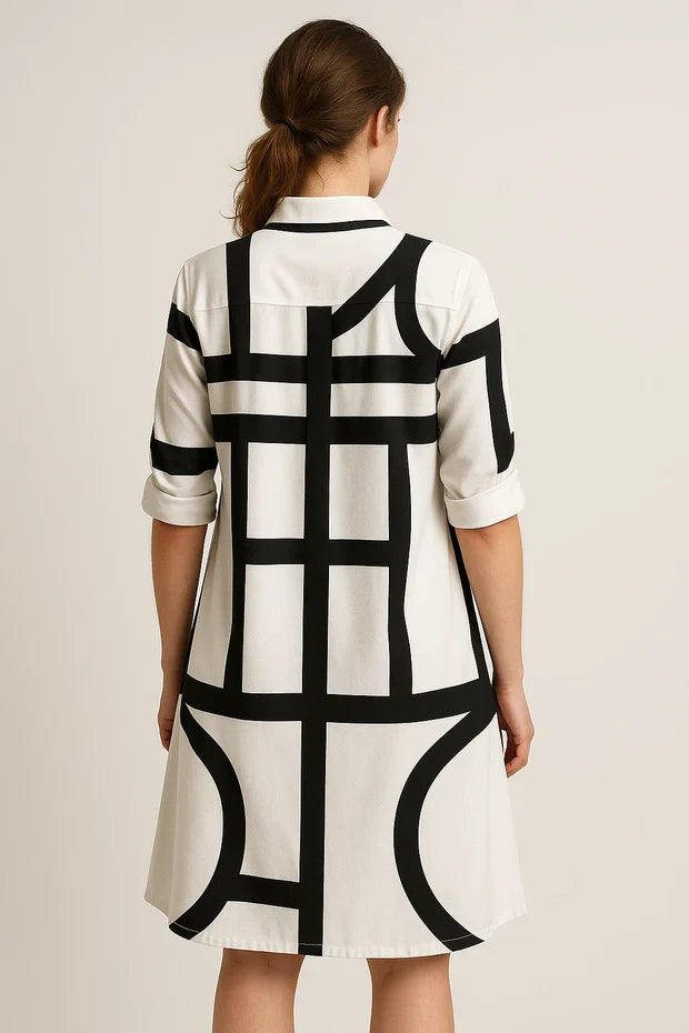 Vestido midi sofisticado