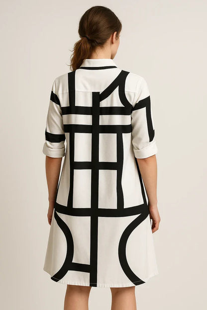Vestido midi sofisticado