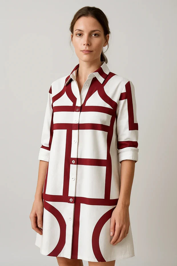 Vestido midi sofisticado