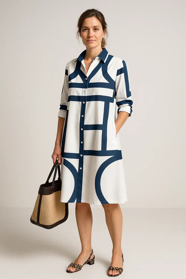 Vestido midi sofisticado