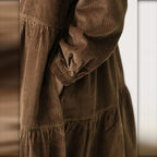 Vestido de Pana con Volantes